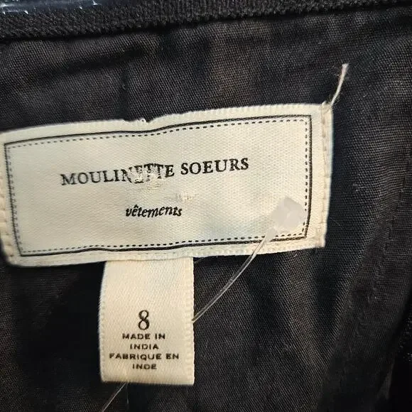 Anthropologie Moulinette Soeurs Overwhelmed Asters 3D Flower Eyelet Dress 8 - Picture 9 of 9